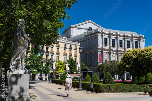 Plaza de Oriente and Royal Theatre, Madrid, Spain photo