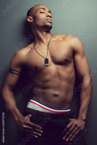 young black masculine man