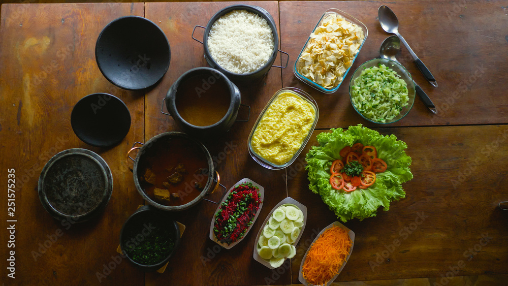 Typical Minas Gerais food made on the farm Typical Minas Gerais food made on the farm