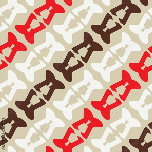 Bright seamless pattern with diagonal geometric ornament.