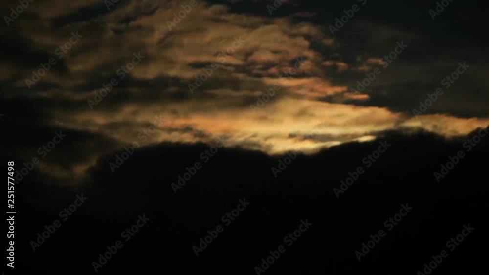 Sunset cloud timelapse. Sunset cloud timelapse.