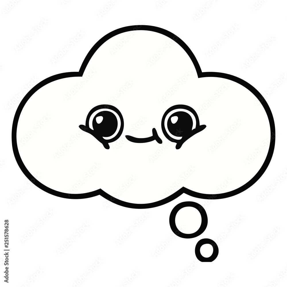 cute cartoon thought bubble cute cartoon thought bubble