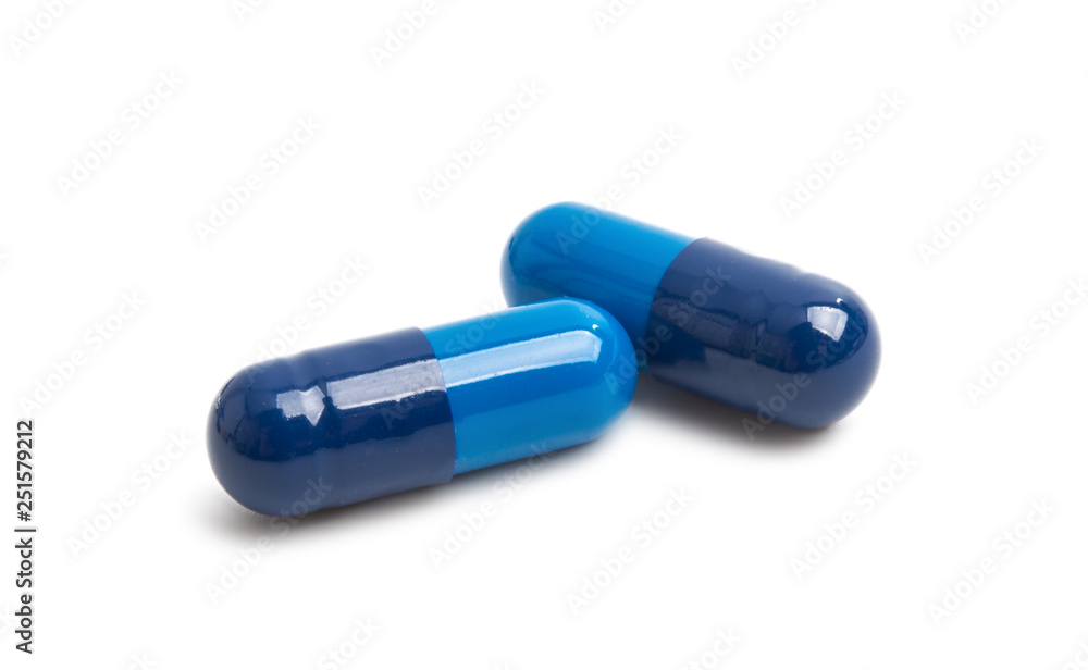 medical capsules isolated medical capsules isolated