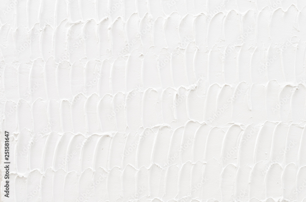 Fototapeta premium White stone wall with wave curve texture background.