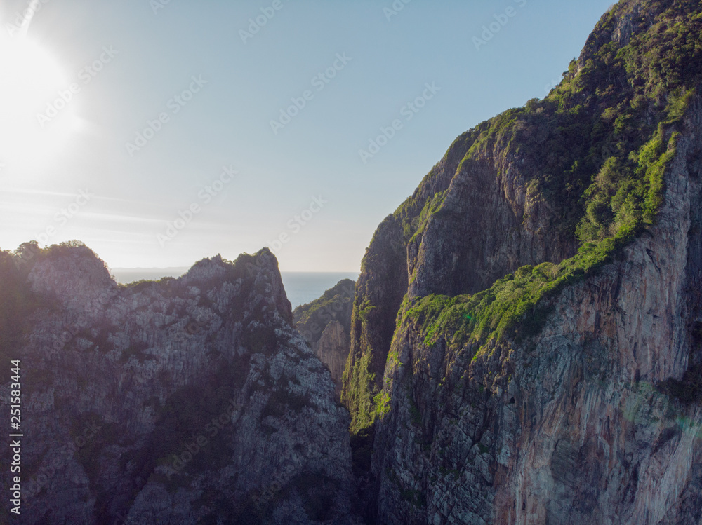 Obraz premium Magnificent aerial view of Phi Phi Islands