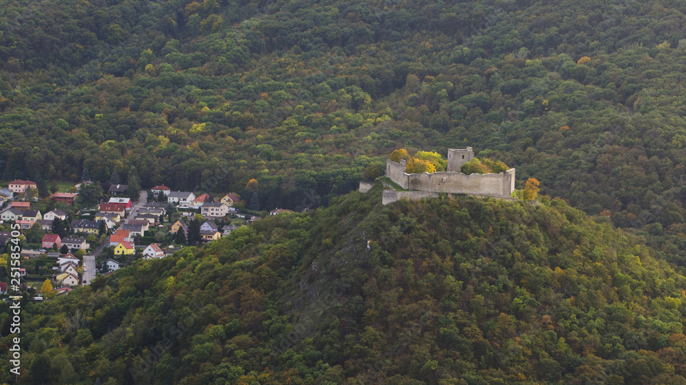 Old castle on the hill