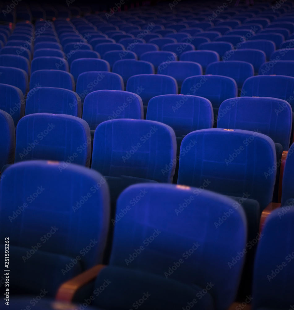 Obraz premium empty auditorium with seats