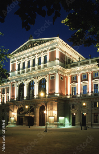 musikverein building, vienna, austria photo