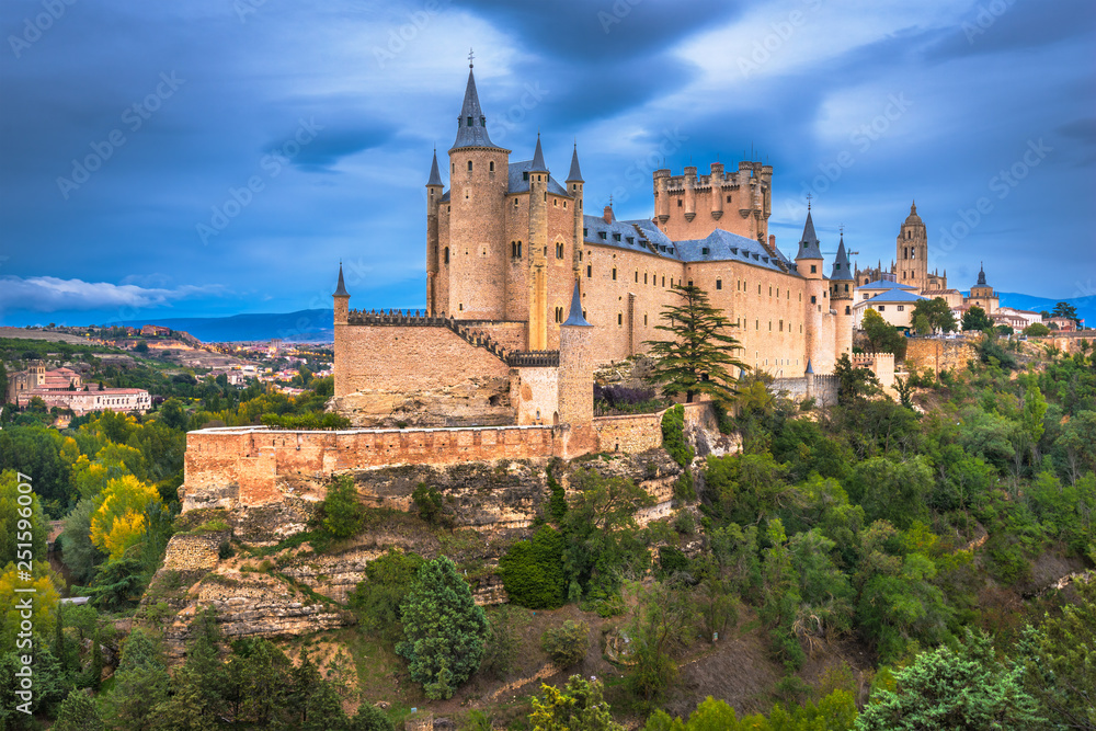 Segovia, Spain at Segovia Castle.
