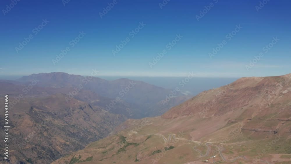 Aerial, Valle Nevado, Chile - neutral version Aerial, Valle Nevado, Chile - neutral version