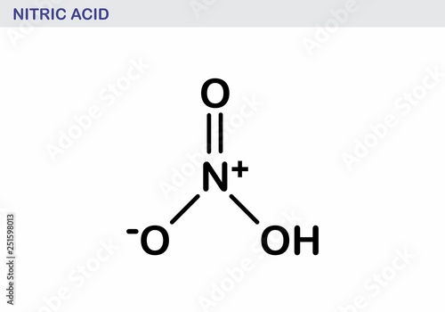 Nitric acid molecule photo
