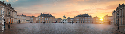 Photo Royal Amalienborg Palace in Copenhagen