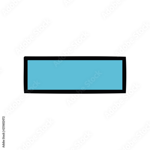 cute cartoon minus symbol