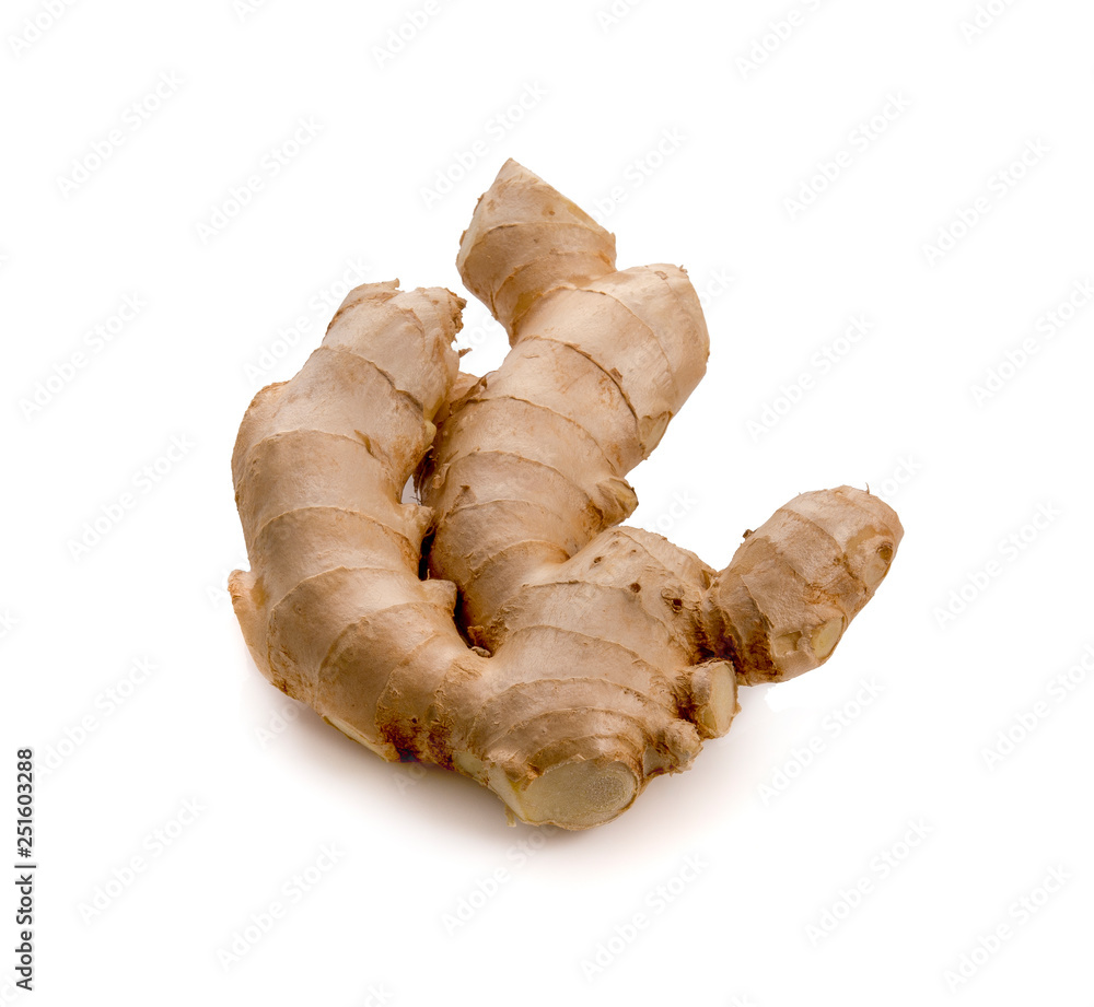 ginger isolated on a white background ginger isolated on a white background