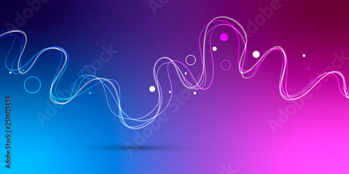 sfondo, grafica, linee, ondeggiate, onda