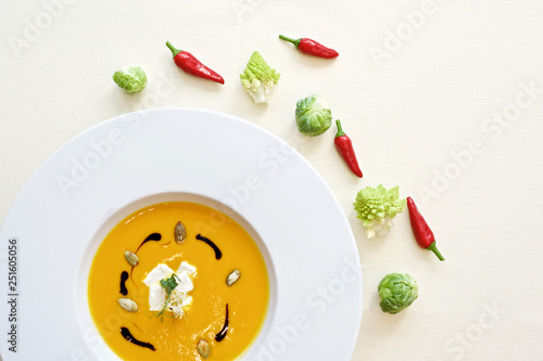 pumpkin soup, delicious soup