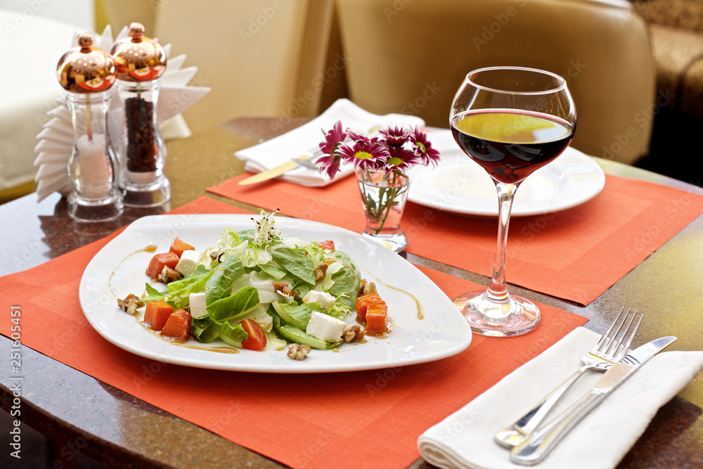 Fototapeta premium feta cheese salad