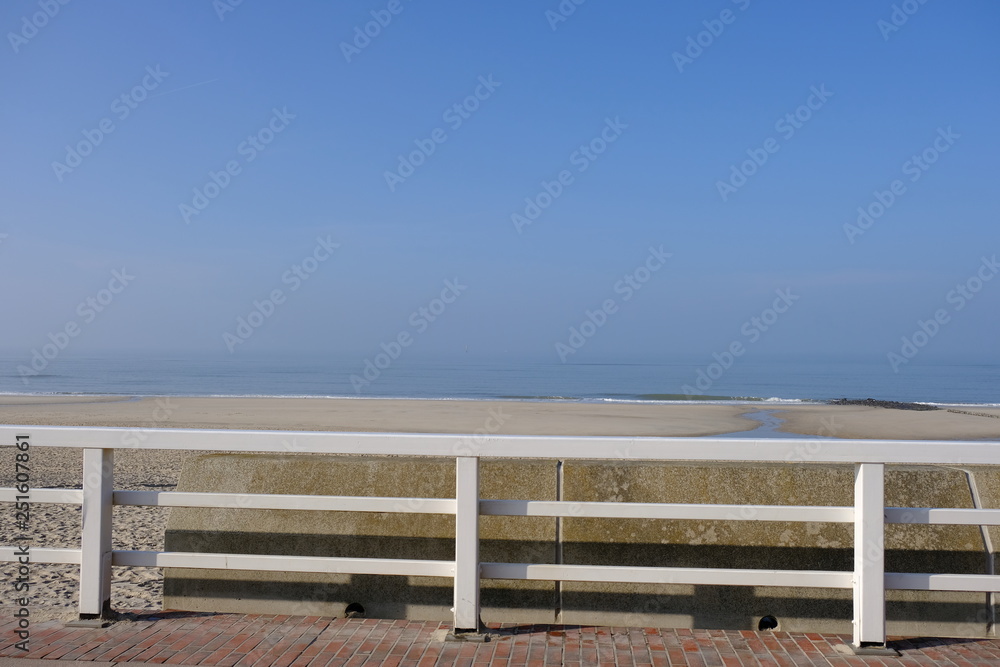 blue sky with beach