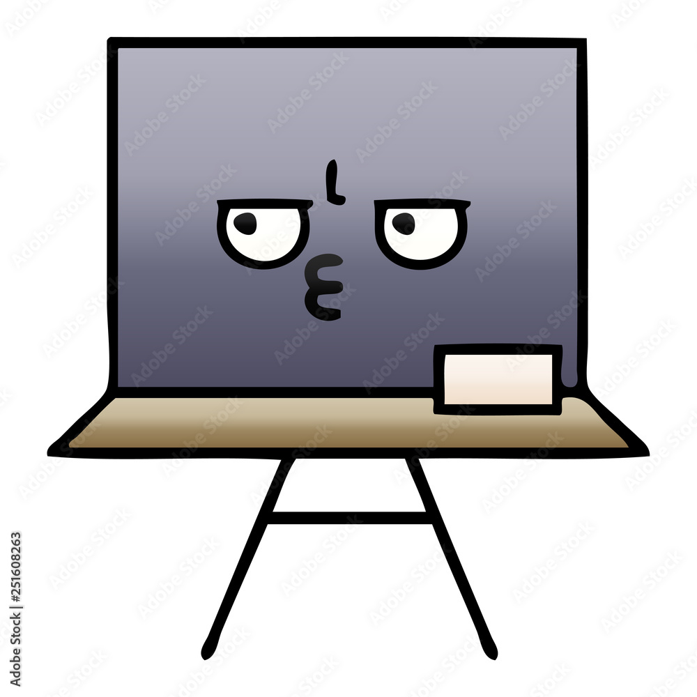 gradient shaded cartoon chalkboard gradient shaded cartoon chalkboard