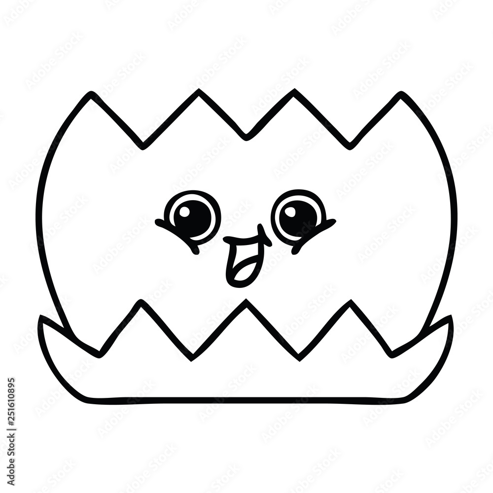 line drawing cartoon water lilly