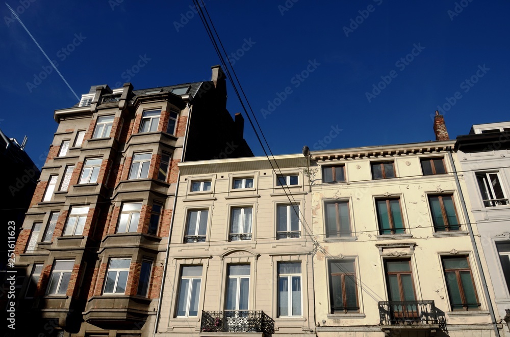 Fototapeta premium Bruxelles : Rue Royale (Belgique)