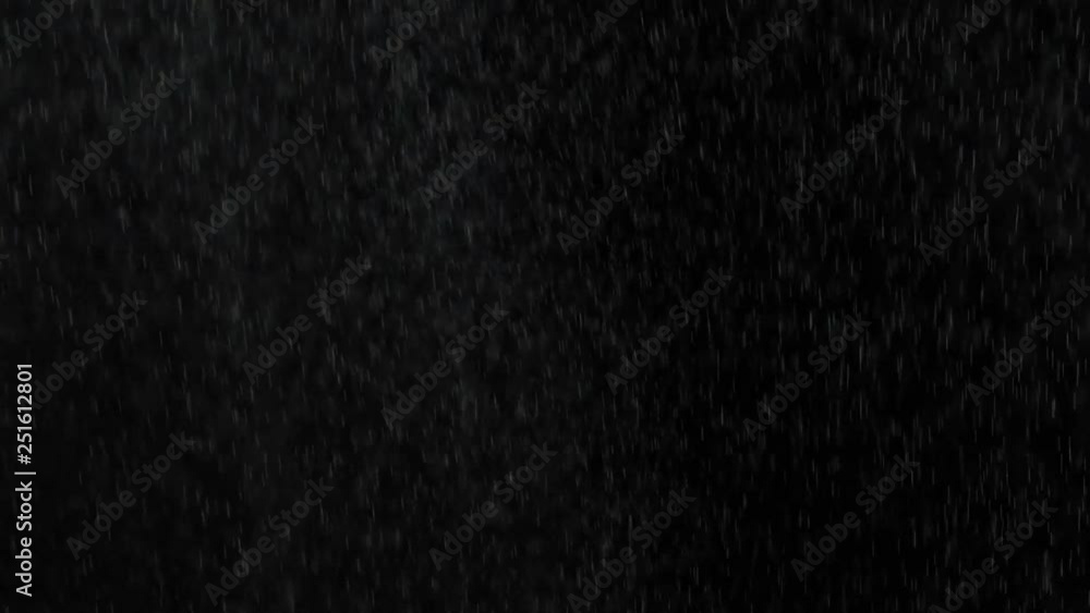 Dust particles flowing in black Background, Slow motion