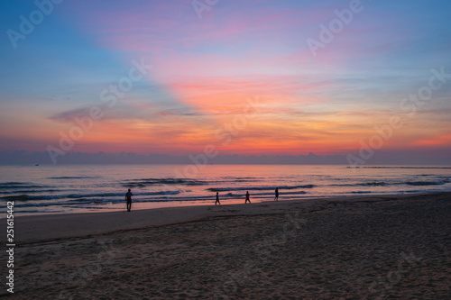 sunset on the beach © Phari