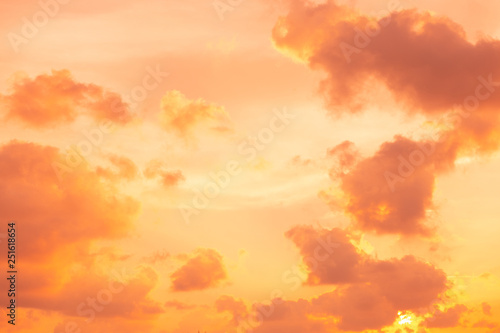 The light from heaven from the sky is a mystery In twilight golden atmosphere Modern sheet structure design New Banner Business Web Template  Blur the background light of the New Year 2020