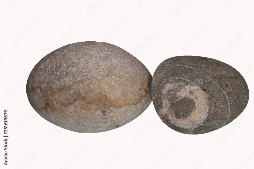 Fototapeta premium stone isolated on white background