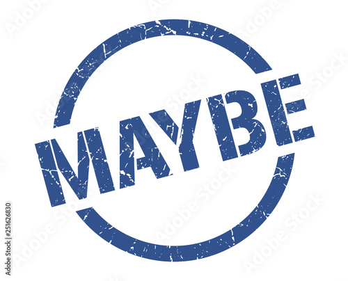 maybe stamp
