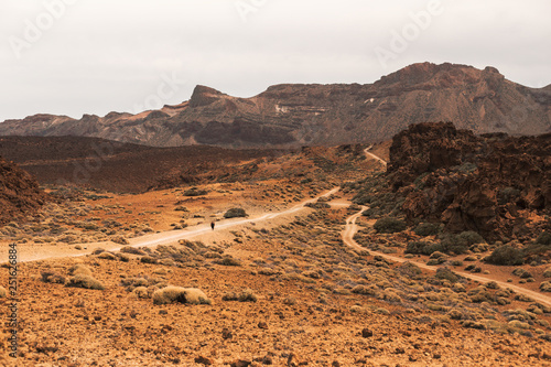 The roads of Teide