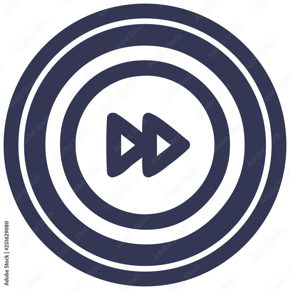 fast forward circular icon fast forward circular icon