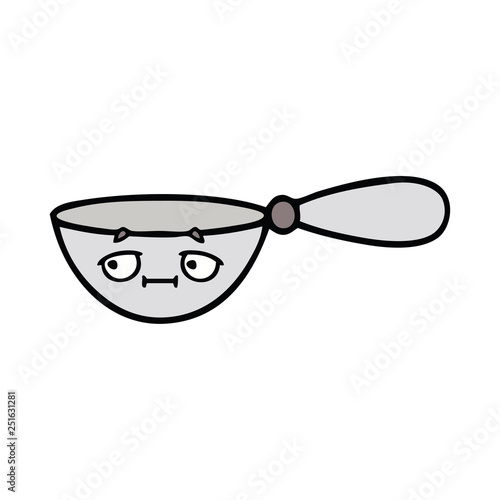 cute cartoon measuring spoon