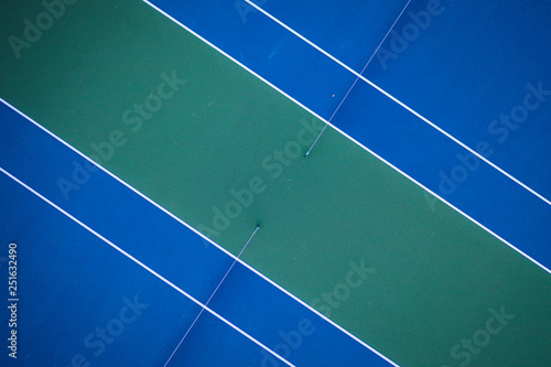 Aerial Abstract of Tennis Courts