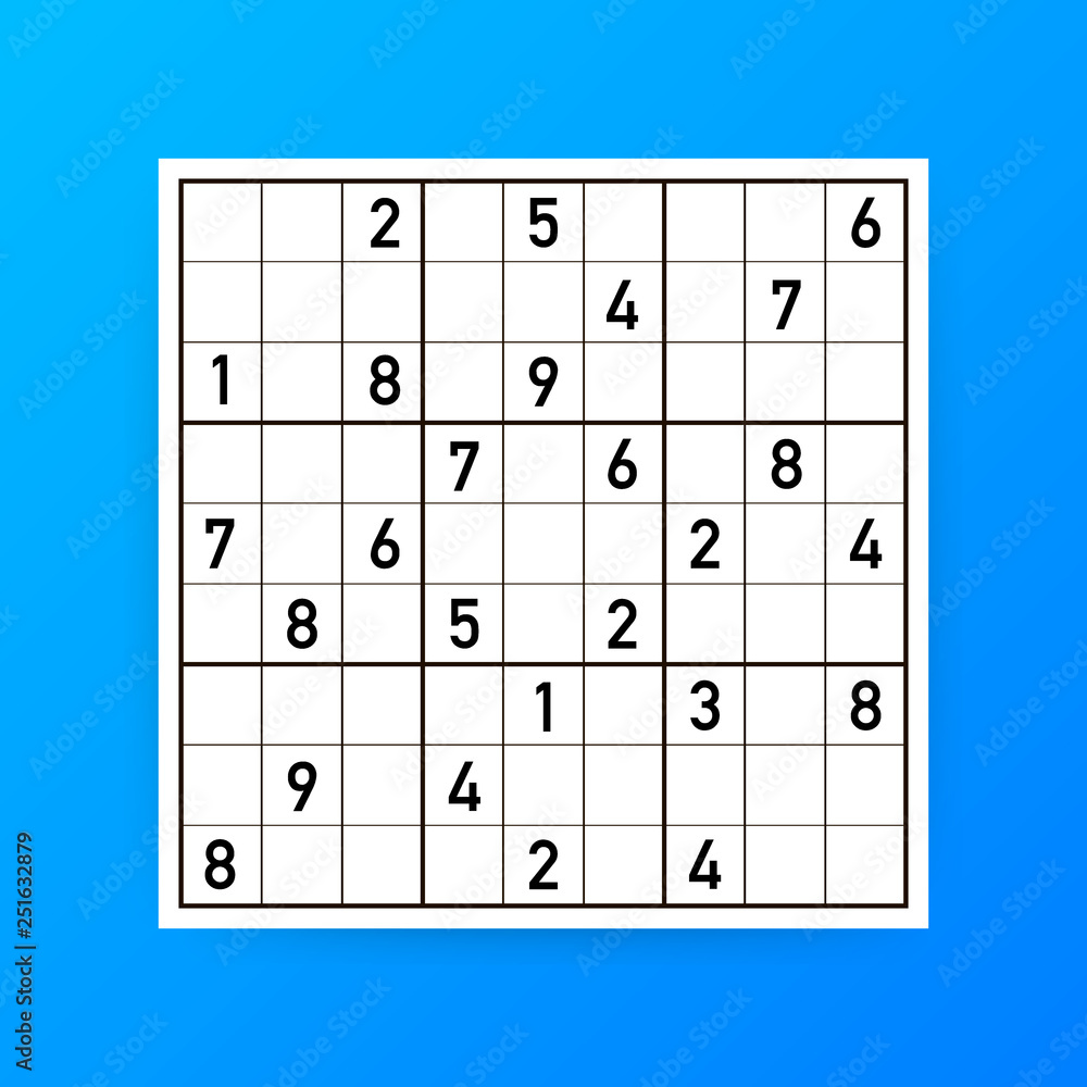 jogo sudoku com solução 15582371 Vetor no Vecteezy