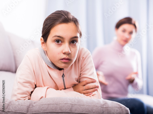 Mother and daughter take offense