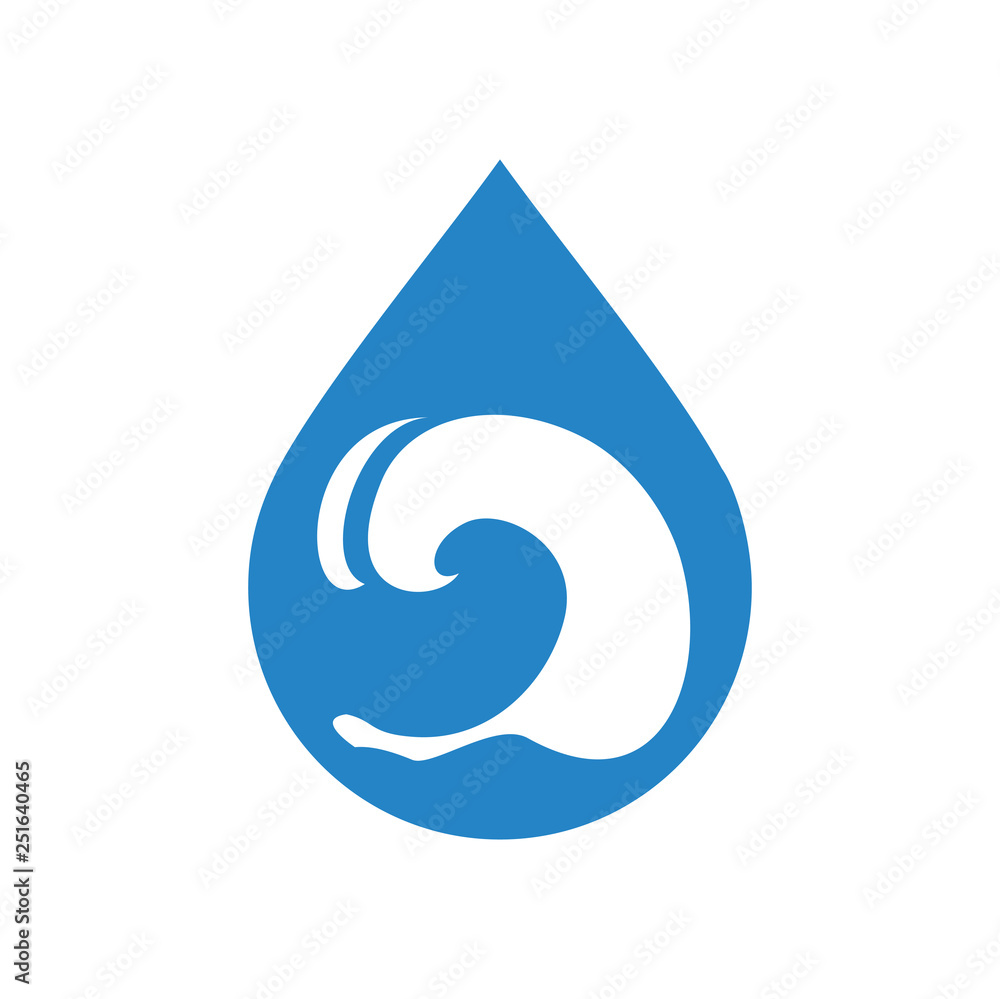 Drop water icon on white background for graphic and web design, Modern simple vector sign. Internet concept. Trendy symbol for website design web button or mobile app Drop water icon on white background for graphic and web design, Modern simple vector sign. Internet concept. Trendy symbol for website design web button or mobile app
