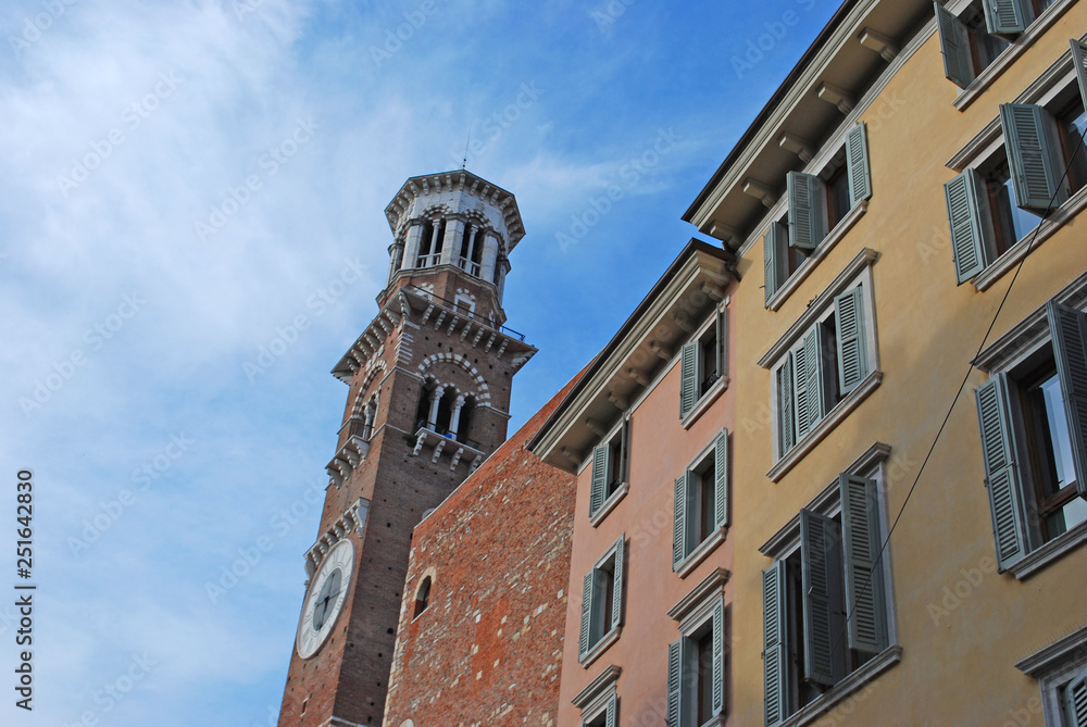 Tower in Verona, Italy