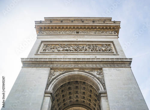 Paris, France-October,2018 Arc de triomphe, low angle photo © rastkobelic