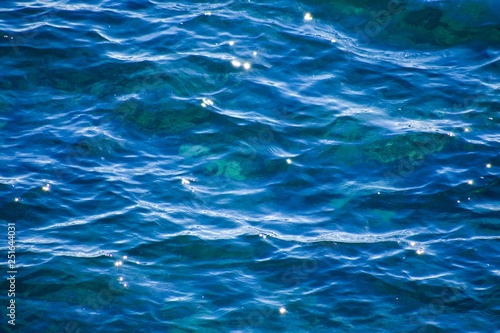 Deep blue water texture for backgrounds