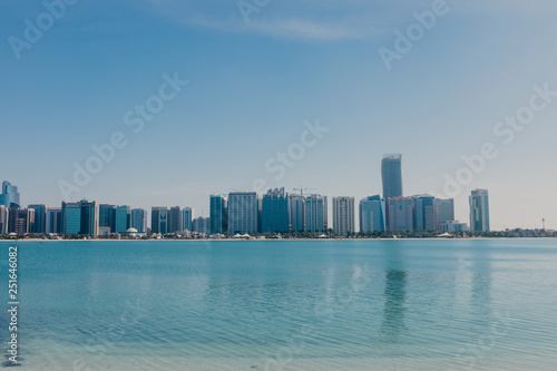 View of Abu Dhabi Skyline , United Arab Emirates © Fototocam