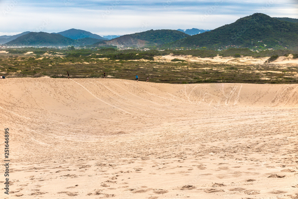 Dunes of Joaquina beach, Florianopolis, Santa Catarina, Brazil Dunes of Joaquina beach, Florianopolis, Santa Catarina, Brazil
