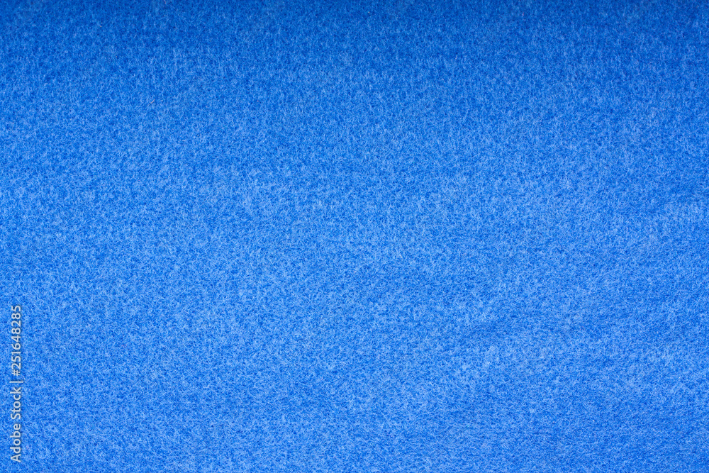 Blue felt background. Blue felt background.