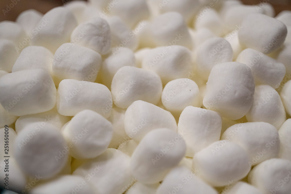 close up of marshmallow close up of marshmallow