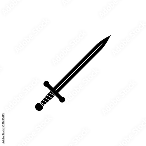 Black Sword icon or logo