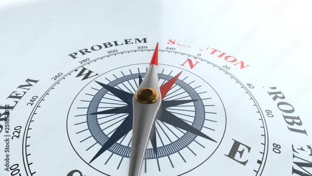 animation of compass pointing to solution animation of compass pointing to solution