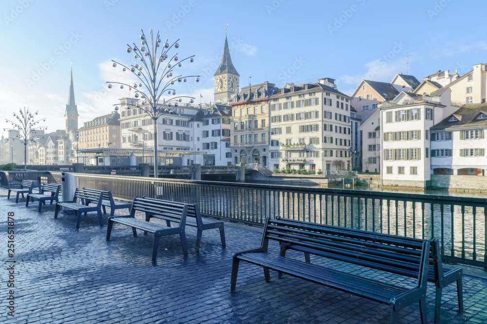 Naklejka premium Zurich Old Town (Altstadt)