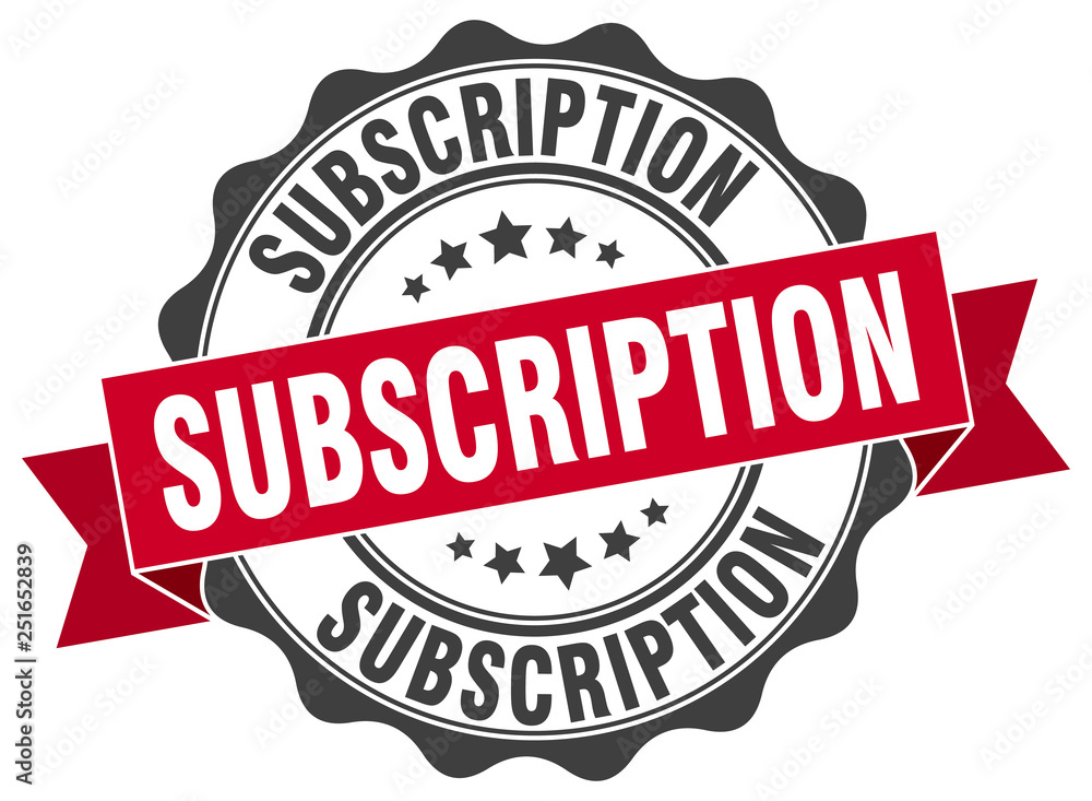 subscription stamp. sign. seal subscription stamp. sign. seal
