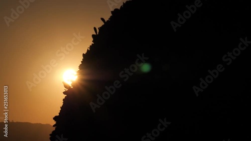 SUNSET REVEAL CANNES FRENCH RIVIERA SLOWMOTION