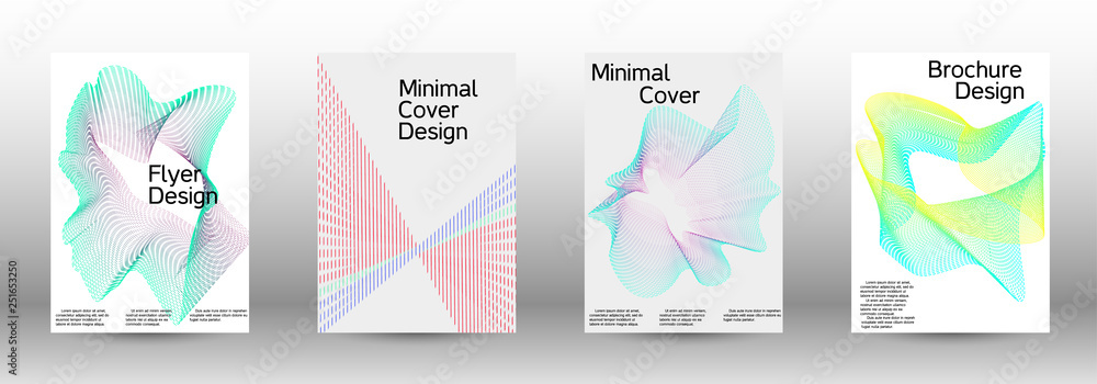 Minimal vector cover design with  linear waves.